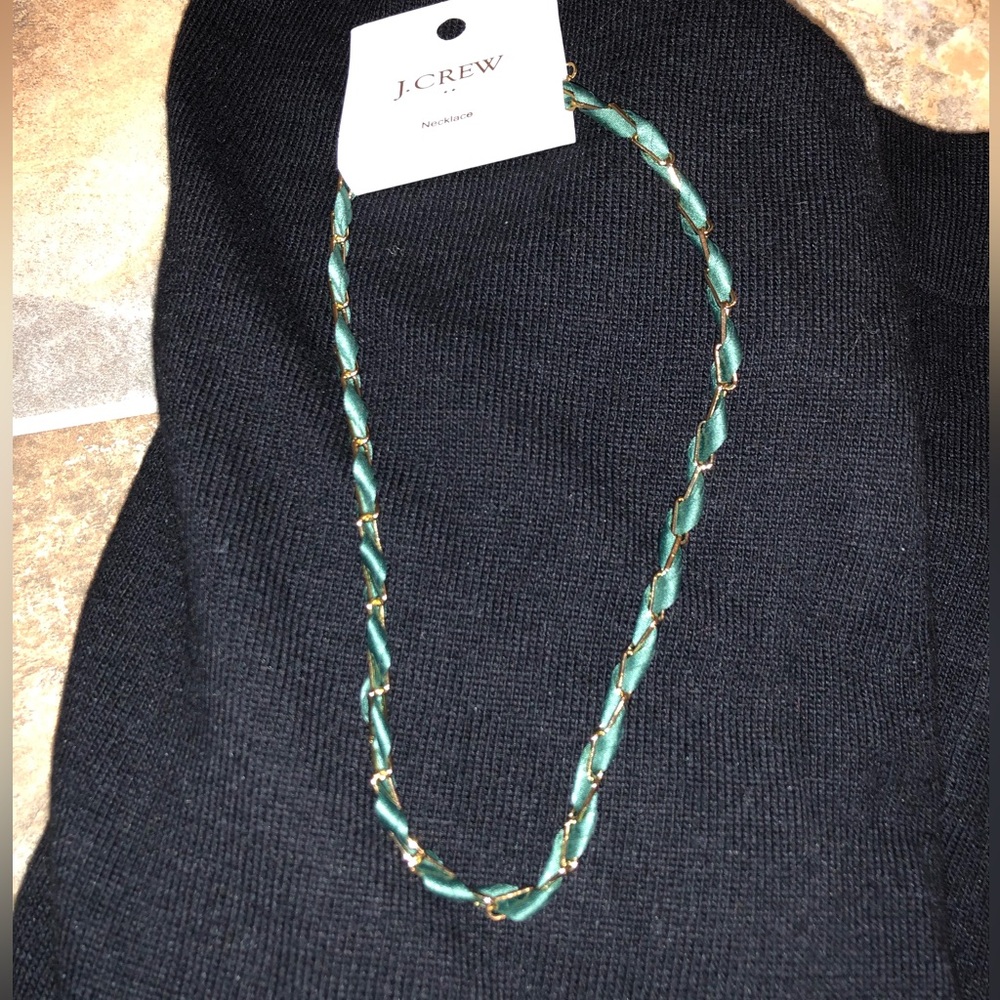 J. Crew Ribbon Wrapped Necklace